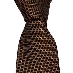 Brooks Brothers Makers Silk Necktie Men's Light Brown Designer Tie EUC